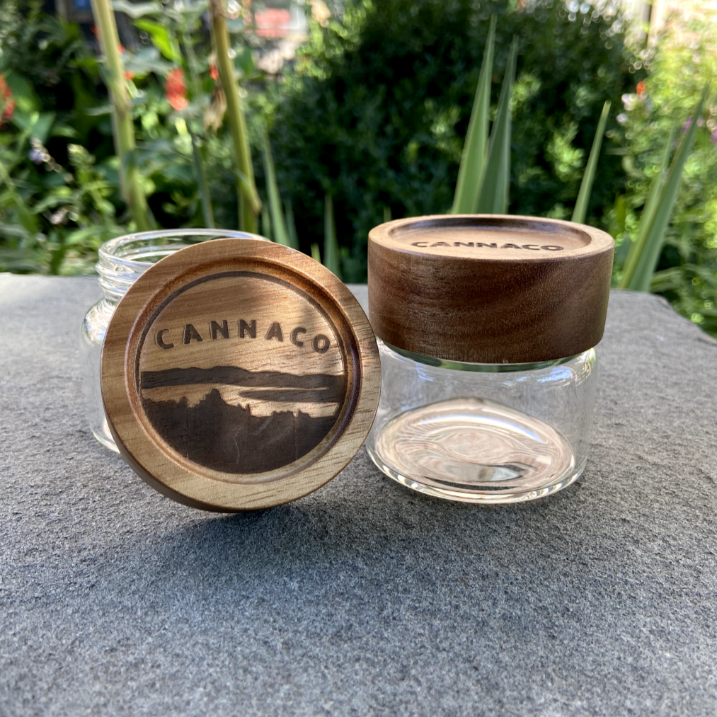 Wholesale – Acacia Wood Stash Jar